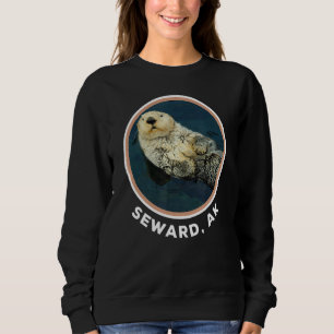 Niedlich Otter Seward Ak Coast Resident Fisherman Sweatshirt