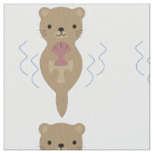 Niedlich Otter Stoff (Nahaufnahme)