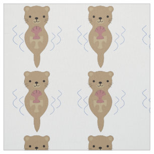 Niedlich Otter Stoff