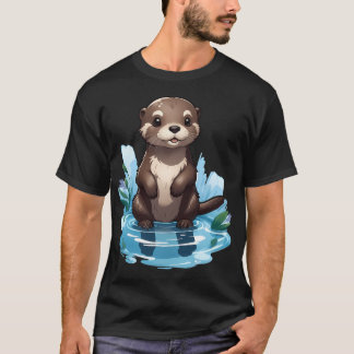 Niedlich Otter T-Shirt
