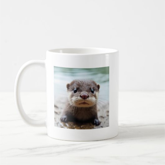 Niedlich Otter Tasse - Süße Tier Tasse (Links)
