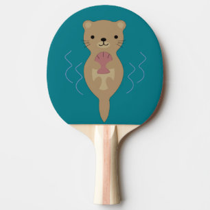 Niedlich Otter Tischtennis Schläger