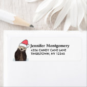 Niedlich Otter Weihnachtsmannmütze Weihnachten tra (Insitu)