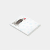 Niedlich Otter Weihnachtsmannmütze Weihnachten tra Post-it Klebezettel (angewinkelt)