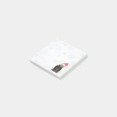 Niedlich Otter Weihnachtsmannmütze Weihnachten tra Post-it Klebezettel (angewinkelt)