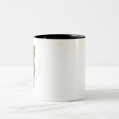Niedlich Otter Zweifarbige Tasse (Mittel)