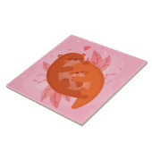 Niedlich Otters Keramik Tile Fliese (Seite)