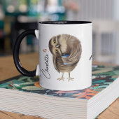 Niedlich Owl Funny Coffee Script Personalisiert Na Tasse
