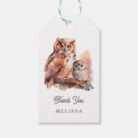 Niedlich Owl Vielen Dank