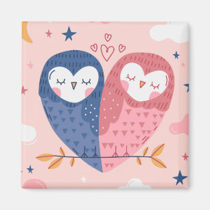 Niedlich Owls Magnet