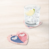 Niedlich Owls Paper Untersetzer (Vor Ort)