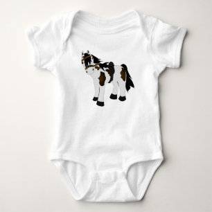 Niedlich Paint Pony Baby Strampler