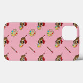 Niedlich Painter Owl Cartoon Case-Mate iPhone Hülle (Rückseite (Horizontal))