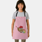 Niedlich Painter Owl Cartoon Schürze (Insitu)