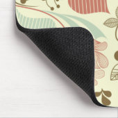 Niedlich Paisley Hearts & Blume Retro Floral Mousepad (Ecke)