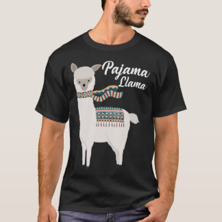 Niedlich Pajama Llama Bed Time Llama Pajama Classi T-Shirt