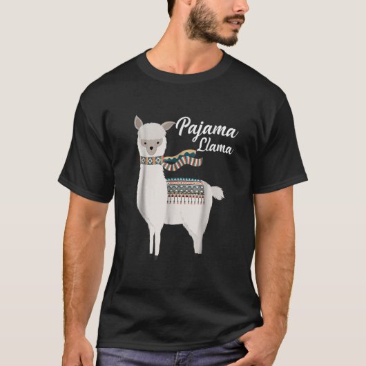 Niedlich Pajama Llama T-Shirt (Vorderseite)