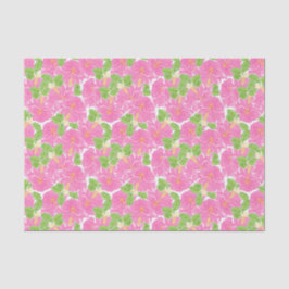 Niedlich Palm Beach Pink Hibiskus Blume Seidenpapier