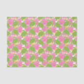 Niedlich Palm Beach Tropical Blume & Turtles Seidenpapier (Vorderseite)