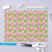 Niedlich Palm Beach Tropical Blume & Turtles Seidenpapier (Handwerk)