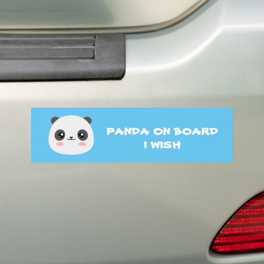 Niedlich Panda Autoaufkleber (Auf Auto)
