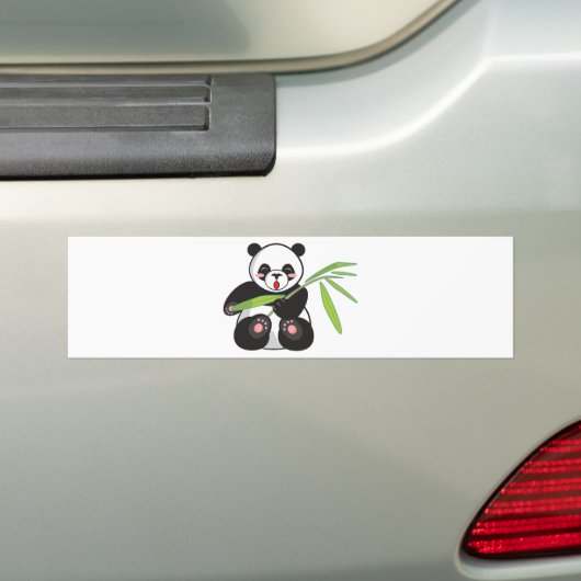 Niedlich Panda Autoaufkleber (Auf Auto)