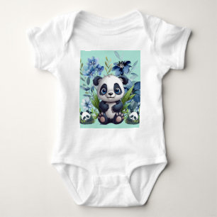 Niedlich Panda Baby Baby Strampler