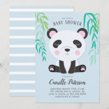 Niedlich Panda Baby Dusche