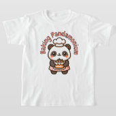 Niedlich Panda Baking Pandamonium Punny Cake T-Shirt (Ablage )
