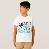 Niedlich Panda Bär Kinder T-Shirt (Vorne ganz)