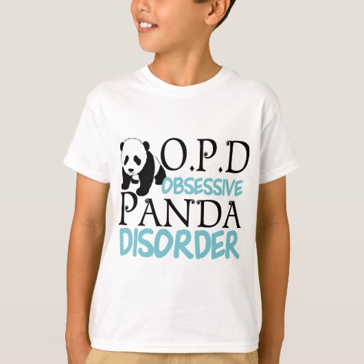 Niedlich Panda Bär Kinder T-Shirt (Vorderseite)