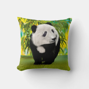 Niedlich Panda Bear Cub Kawaii Tiergeschenk Kissen