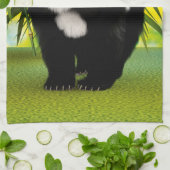 Niedlich Panda Bear Cub Kawaii Tiergeschenk Küchentuch (Gefaltet)