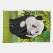Niedlich Panda Bear Cub Kawaii Tiergeschenk Küchentuch (Horizontal)