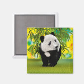 Niedlich Panda Bear Cub Kawaii Tiergeschenk Magnet (Vorderseite/Rückseite)