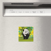 Niedlich Panda Bear Cub Kawaii Tiergeschenk Magnet (In Situ (Geschirrspüler))