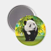 Niedlich Panda Bear Cub Kawaii Tiergeschenk Magnet (Vorderseite/Rückseite)