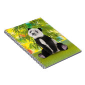 Niedlich Panda Bear Cub Kawaii Tiergeschenk Notizblock (Rechte Seite)