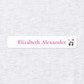 Niedlich Panda Bear Daycare Etiketten (Design 1)