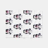 Niedlich Panda Bear Fleece Blanket (Vorderseite (Horizontal))