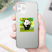 Niedlich Panda Bear Kawaii Animal Lover Perfektes Aufkleber (Telefon)