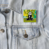 Niedlich Panda Bear Kawaii Animal Lover Perfektes Button (Beispiel)