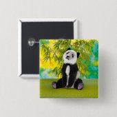 Niedlich Panda Bear Kawaii Animal Lover Perfektes Button (Vorne & Hinten)