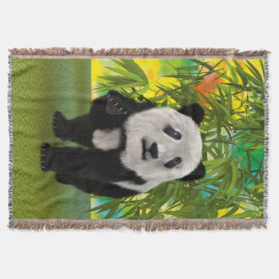 Niedlich Panda Bear Kawaii Animal Lover Perfektes Decke