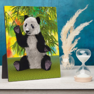 Niedlich Panda Bear Kawaii Animal Lover Perfektes Fotoplatte