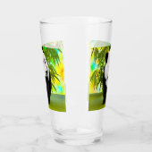 Niedlich Panda Bear Kawaii Animal Lover Perfektes  Glas (Links)