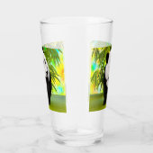 Niedlich Panda Bear Kawaii Animal Lover Perfektes  Glas (Rechts)