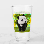 Niedlich Panda Bear Kawaii Animal Lover Perfektes  Glas (Vorderseite)