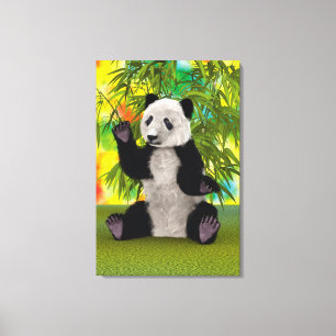 Niedlich Panda Bear Kawaii Animal Lover Perfektes Leinwanddruck