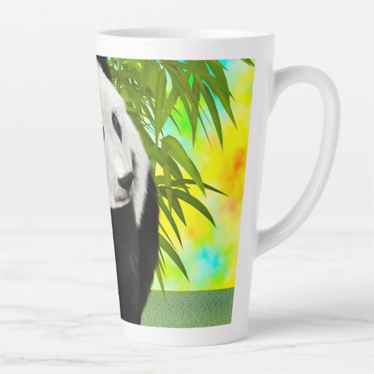 Niedlich Panda Bear Kawaii Animal Lover Perfektes Milchtasse (Rechts)